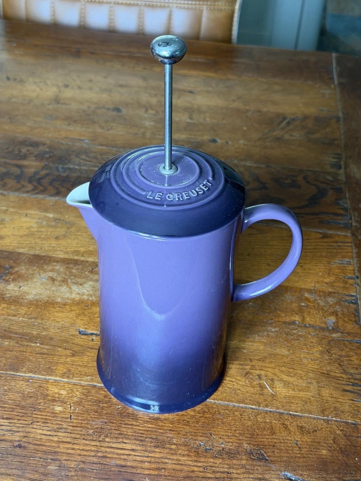 Le Creuset Stoneware Cafetière / French Press 1L - Purple / Violet