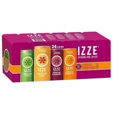 IZZE SPARKLING JUICE VARIETY 24/8.4 OZ 8.4 Fl Oz Pack of 24