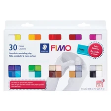 FIMO Soft Polymer Clay - Oven Bake Clay for Jewelry, Sculpting, Crafting, 30 ...