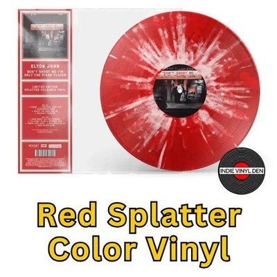 Elton John - Don't Shoot Me I'm Only the Piano Player - Red Splatter Color Vinyl