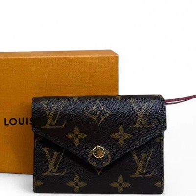 Louis Vuitton By The Pool Victorine Wallet Brown Magenta Monogram (dh072926e7r)