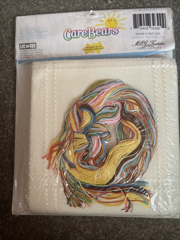 *New* Counted Cross Stitch Care Bears Baby Afghan - Image 2 of 2