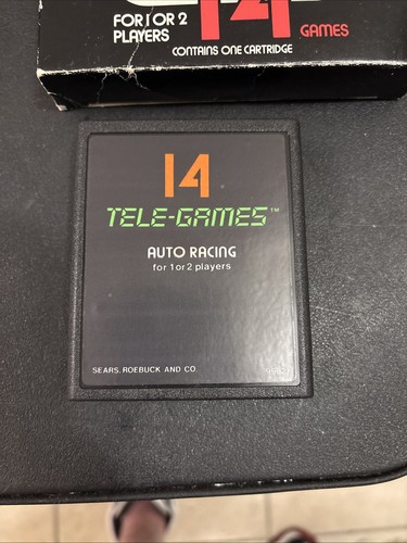 Atari 2600 Sears Tele-Games RACE Big Box With Driving Paddles Complete & Manual - Picture 4 of 18