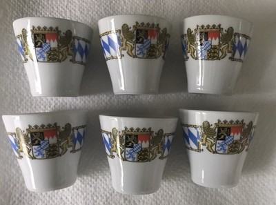 6 Seltmann Weiden Compact Bayern Stamper Eierbecher