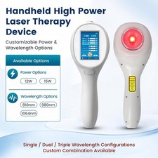 Customizable Handheld High Power Laser Therapy Device 12W/15W 810nm 980nm 1064nm