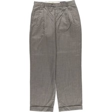 Vintage Austin Reed Houndstooth Pattern Two-Pleated Wide Leg Slacks Made in ...