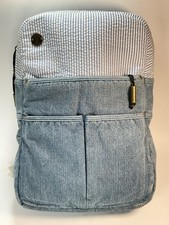 Focused Space Blue Jean Mainsail Departure Laptop Backpack Multi Pockets