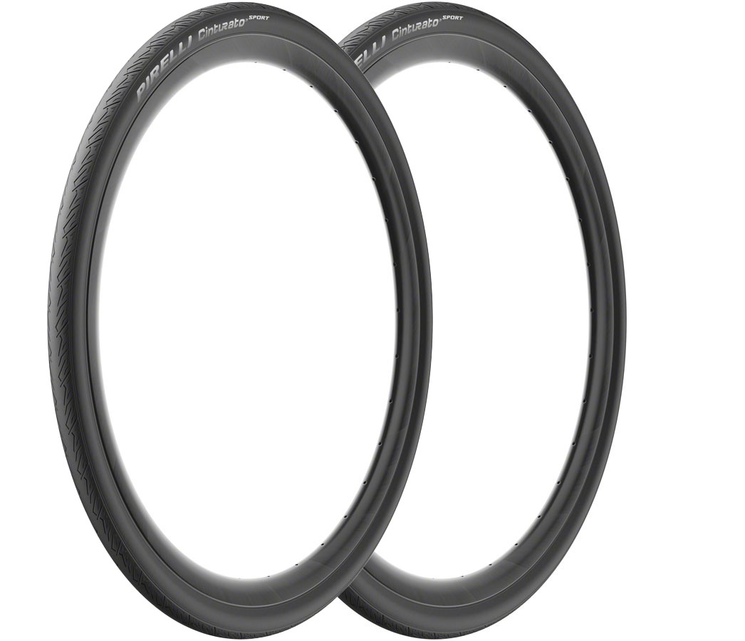 Комплект из 2 спортивных шин Pirelli Cinturato - 700 x 32 Решающий Проволочный Черный 19890₽