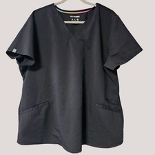 Scrubstar Black Scrub Top XL/XG