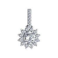 KettenanhäNger AnhäNger 925 Silber Zirkon Halsschmuck Echtschmuck
