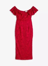 bonprix Lace Shell Midi Dress - Size 18 - LA 758