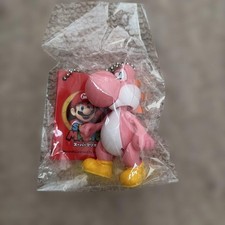 Pink Yoshi keychain approx 5cm