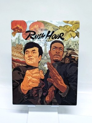 Rush Hour Trilogy (Blu-ray Box Set W/Slipcover) RARE OOP NEW SEALED