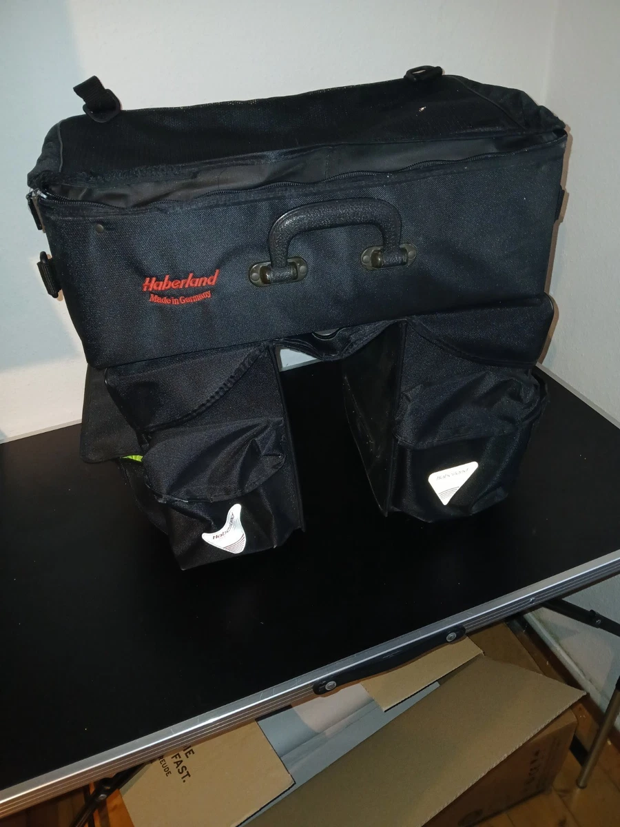 Packtaschen Fahrrad Wasserdicht Haberland Basic S 3.0 Fahrrad Doppeltasche  Blau  25 Liter, Fr Gepcktrger