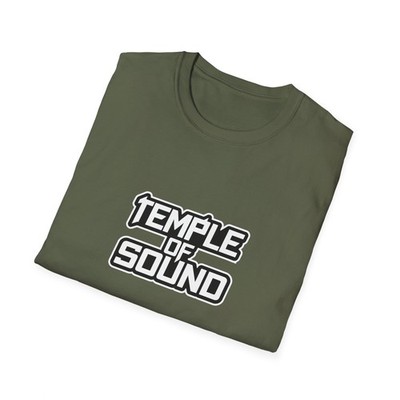 Temple of Sound TShirt Vinyl Music Lover Tee DJ Record Collector Audiophile Gift