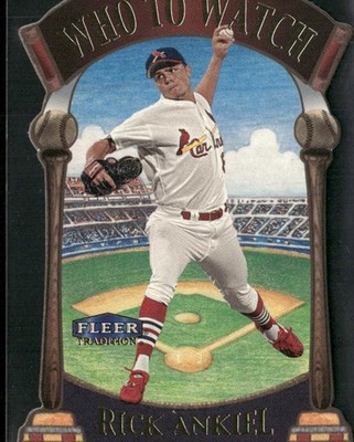 2000 Fleer Tradition #1 WW Rick Ankiel Who to Watch