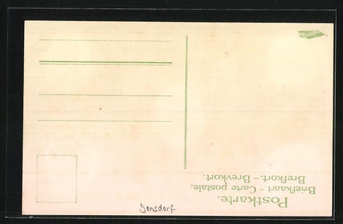Künstler-AK Jonsdorf, Gasthaus an der Lausche, Lausche von der Jonsdorferstrass - Picture 2 of 2