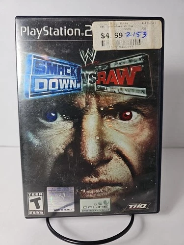 WWE SmackDown vs. Raw (Sony PlayStation 2 PS2, 2004) Complete Tested