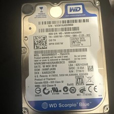 Western Digital Scorpio Blue 320GB Internal 5400RPM 2.5" (WD3200BEVT) HDD