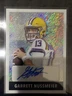 2022 Leaf Metal Draft - Garrett Nussmeier #BA-GN1 Red White & Blue Mojo /3 (AU,