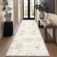 Homcomodar Boho LäUfer Teppich FüR Flur Waschbare KüChen LäUfer Teppiche Mit