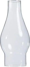 ® 2 1/2 Inch Base by 7 1/2 Inch Tall Clear Oil and Kerosene Lamp Chimney