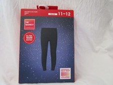 Uniqlo Heattech Ultra Warm Toddler Legging Kid in Black 11-12 Years Leggins Kids