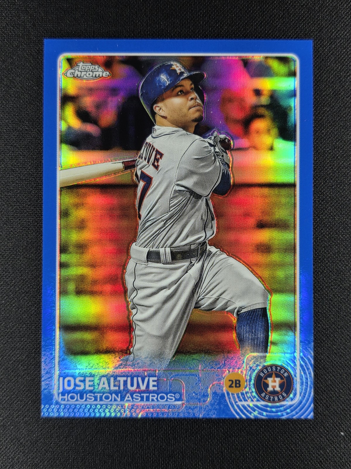 Jose Altuve 2015 Topps Chrome Blue Refractor 60/150 #151 ASTROS