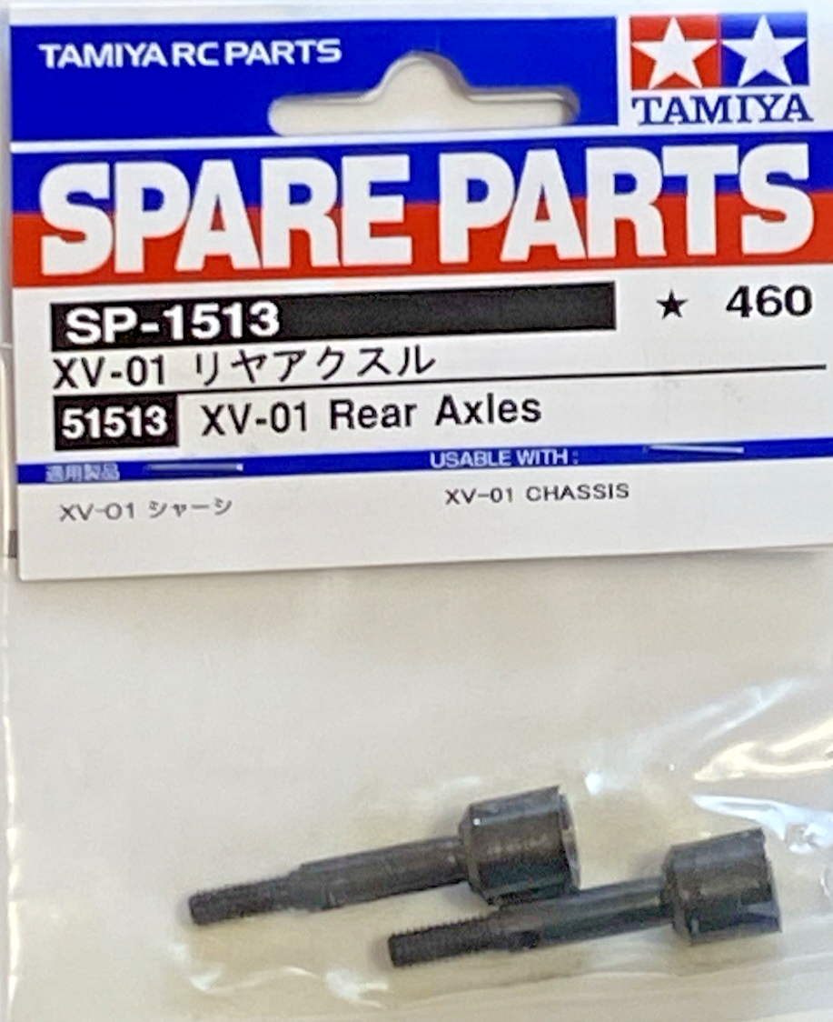 Tamiya XV01 Rear Axles – 1/10 RC Spare Part 51513 New 1/10