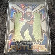 2025 Panini Select Treveyon Henderson Patriots Select Future Rookie #15
