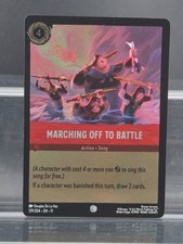 Disney Lorcana - Marching Off To Battle 129/204 - Winterspell Common Cold Foil