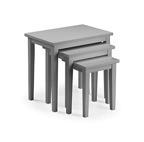 Julian Bowen Grey Wood Cleo Nest of Tables