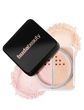 HUDA BEAUTY Easy Bake Blurring Loose Baking  Setting Powder Duo Cherry Peach