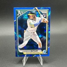 2024 Lawrence Butler Bowman Chrome Sapphire RC Rookie #59 Athletics