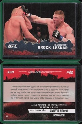 2009 Topps UFC Rookie 69 Brock Lesnar