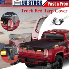 Truck Bed Tarp Cover for Ford F-150  Heavy-Duty Pickup Oxford Fabric Truck Bed