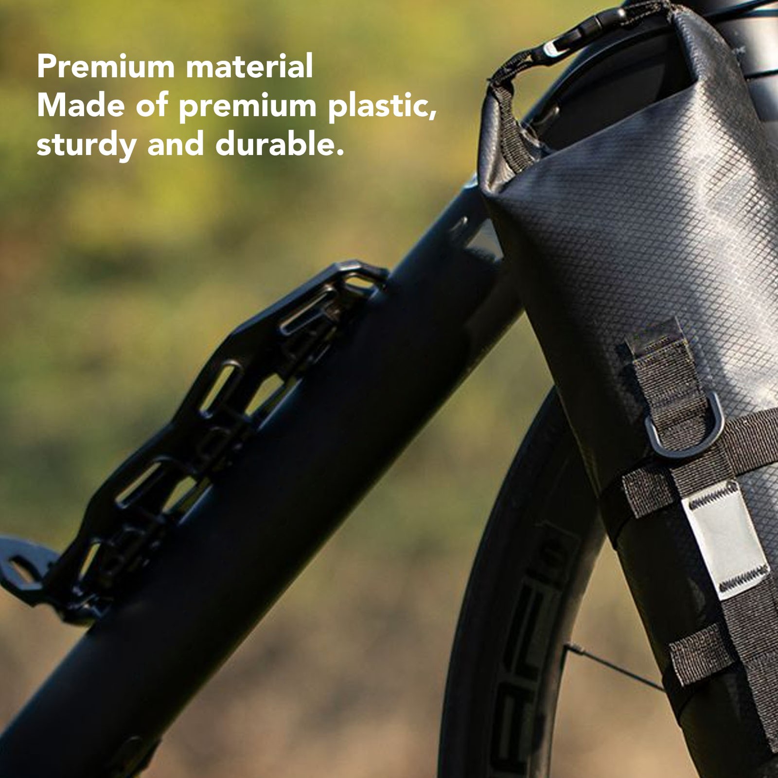 HOT Bike Fork Cage Plastic Solid Waterproof Bike Front Fork Bag Cage BA