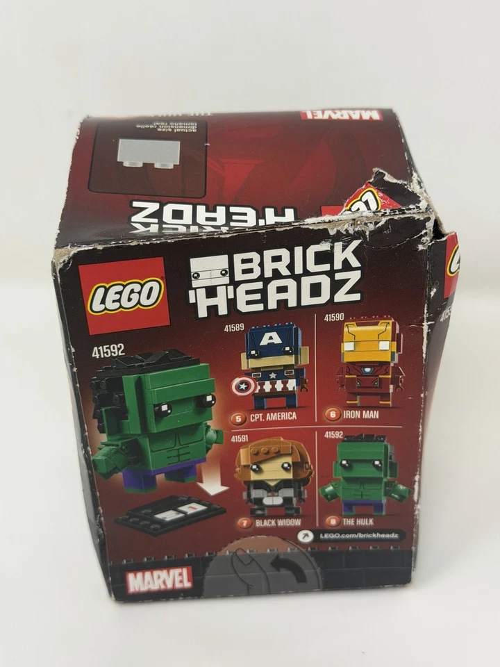 LEGO The Hulk BRICK HEADZ 41592 - Marvel Comics SUPER HÉROE Juego de construcción Foto 3 de 4