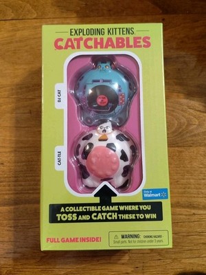  Unopened! MIB Exploding Kittens Cat-chables (DJ & Cat-tle ) Collectible Game