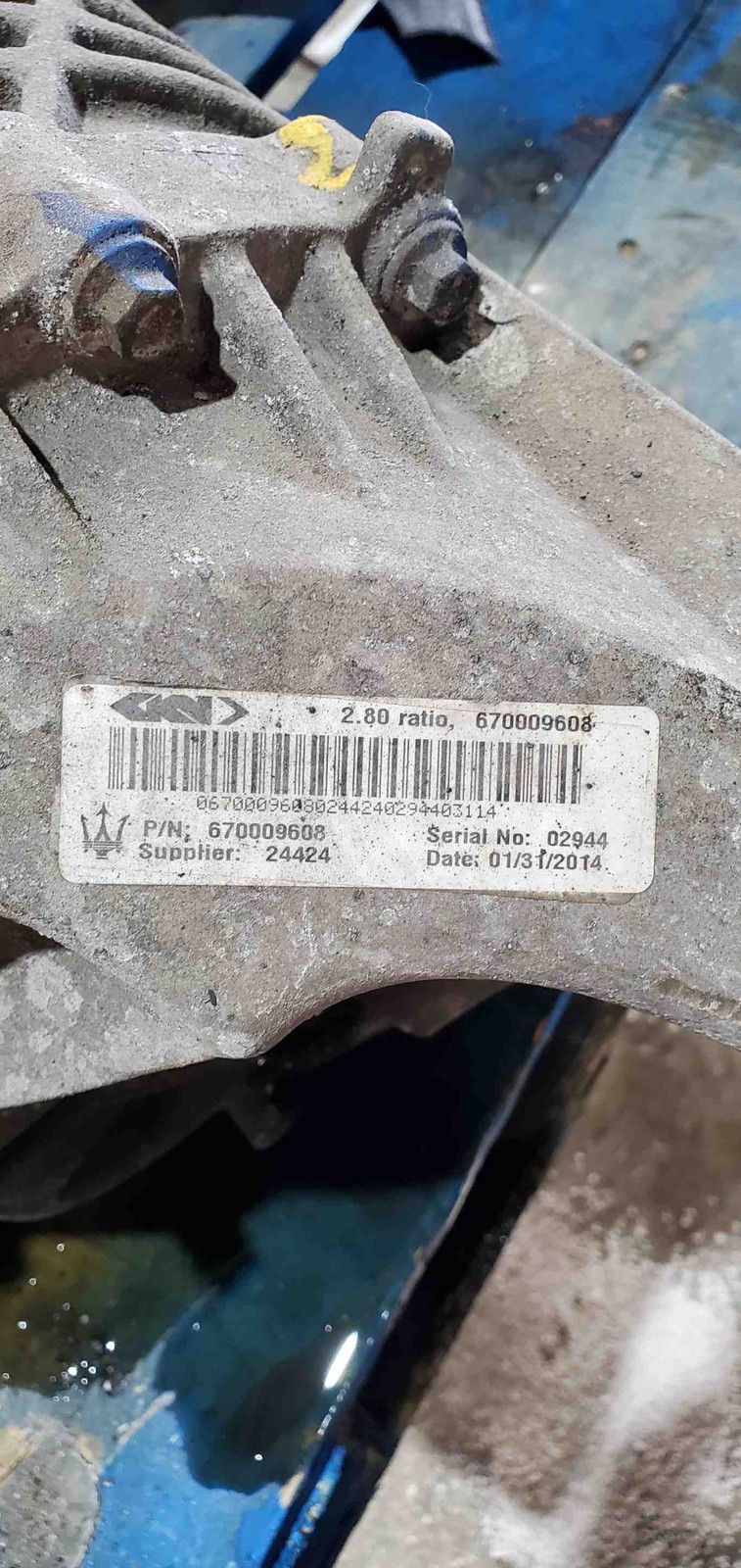 rear mechanic limited slip awd Carrier/differential Assembly MASERATI GHIBLI 14
