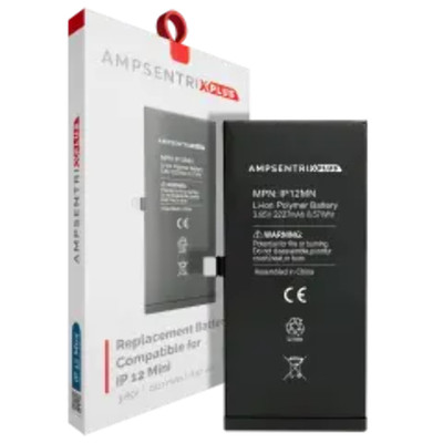 Replacement Battery For iPhone 12 Mini (AmpSentrix Plus)