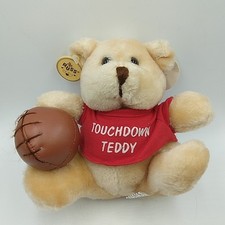 Russ Luv Pets Teddy Bear Plush With Football