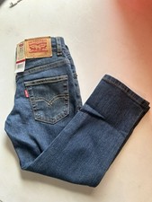 Levis 511 Jeans Boys 4 Regular Blue Slim Fit Adjustable Waist Denim Kids Pants