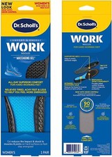 Dr Scholls Insoles Men WORK Massaging Gel Full Shoe Insole Sz 8-14 1 pair 
