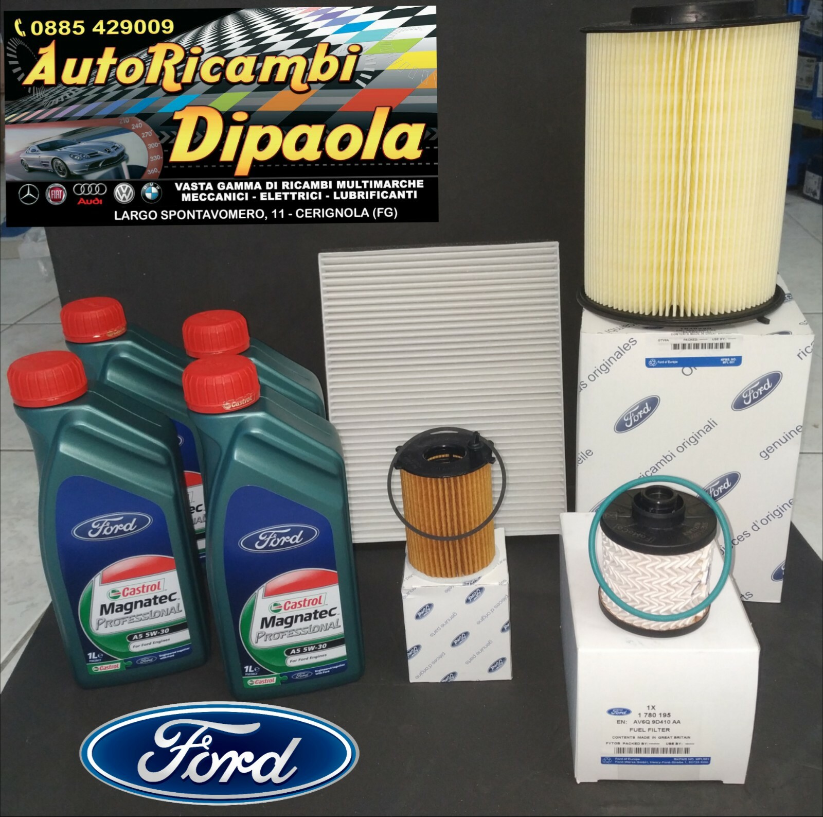 KIT TAGLIANDO FORD FOCUS III KUGA 1.5 TDCI 4L CASTROL + FILTRI ORIGINALI eBay