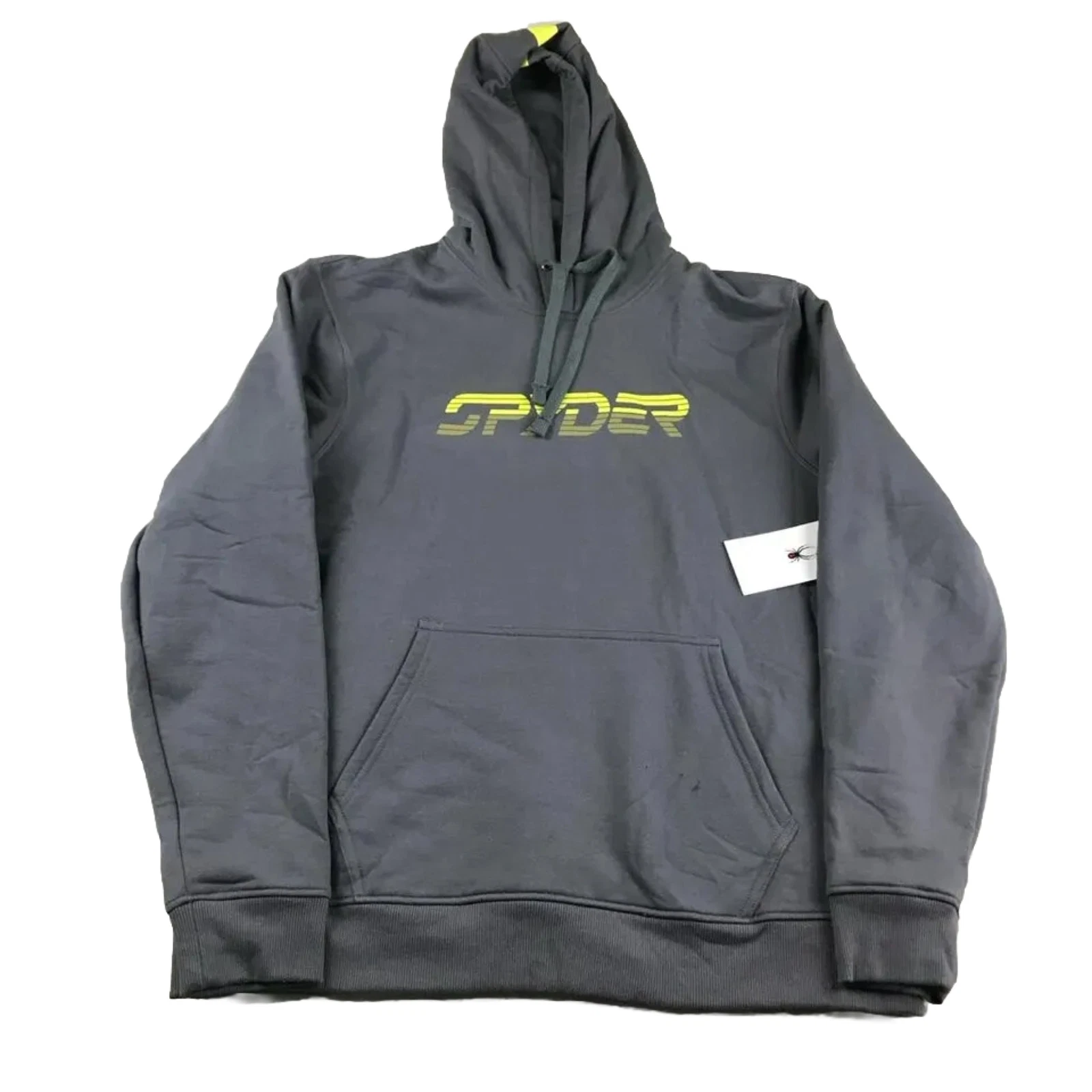 Spyder Hoodie Mens Large Gray Long Sleeves Hooded Sweatshirt NWT