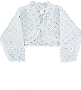 Boutique Magique Gilet Blanc Bapteme Bebe Fille Ebay