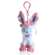 Pokemon Sylveon Plush Backpack Clip Keychain Nintendo Toys