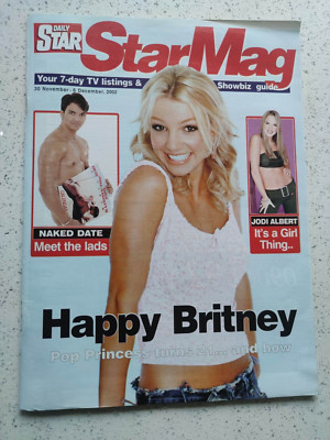 StarMag 31-11-2002 BRITNEY SPEARS/Jodi Albert/Crazy Town/David Blaine