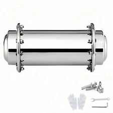 Time Capsule, 10.2in Waterproof Time Capsule Container, 304 Stainless Steel